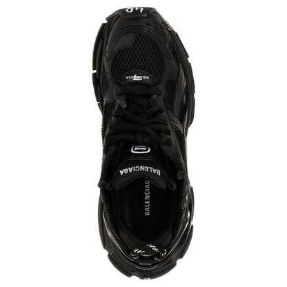 Balenciaga Black Polyester Athletic Sneakers