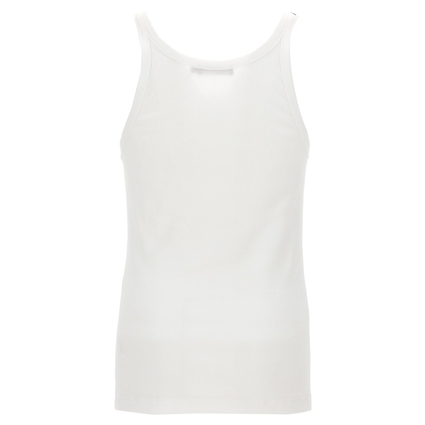 Dolce & Gabbana White Cotton Tank Tops