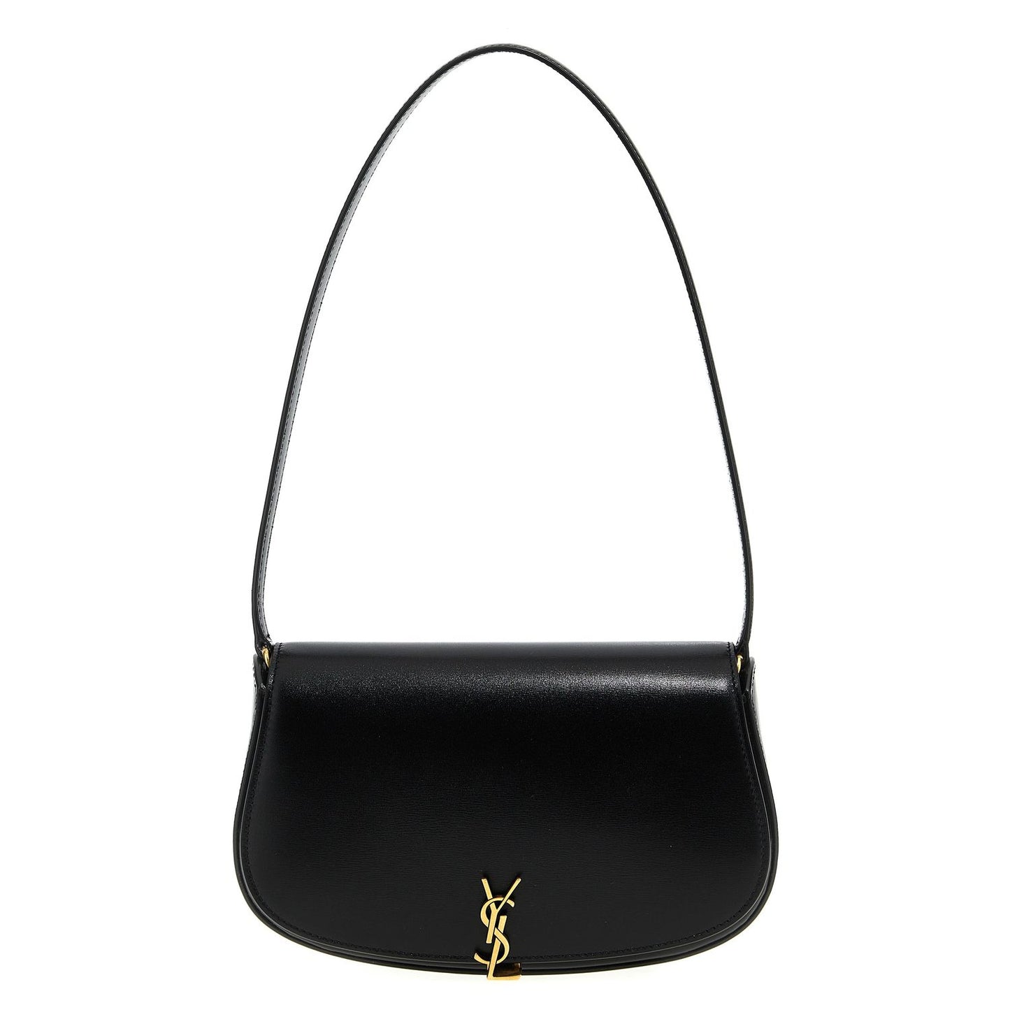 Saint Laurent Black Calfskin Shoulder Bag