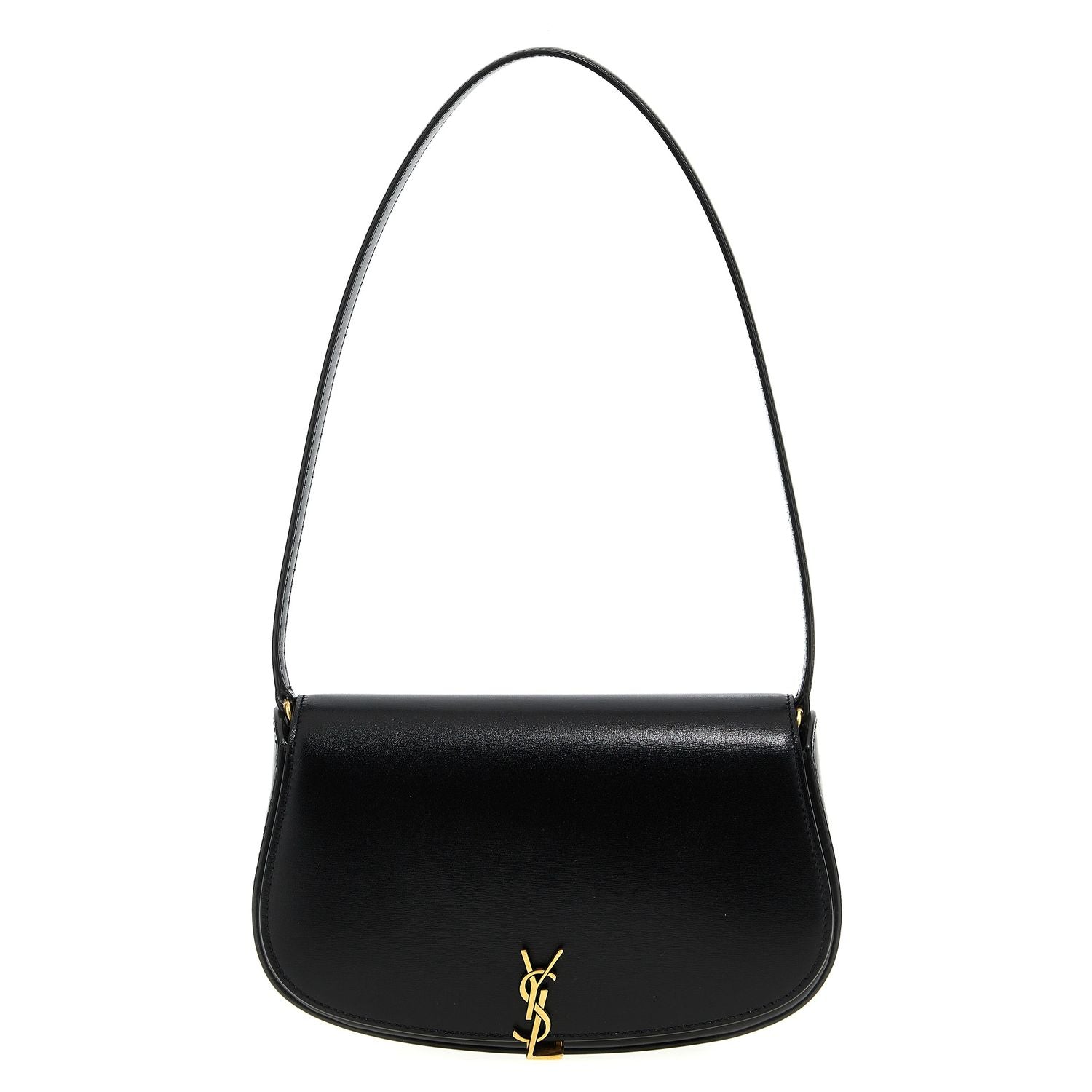 Saint Laurent Black Calfskin Shoulder Bag