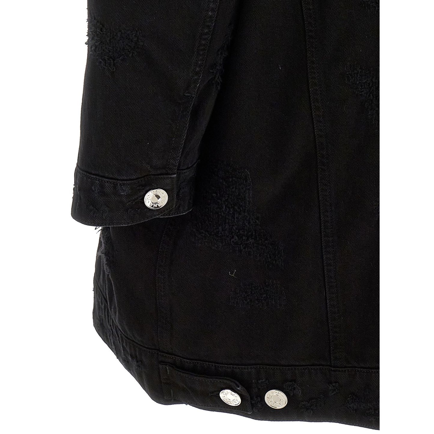 Dolce & Gabbana Black Cotton Denim Jacket