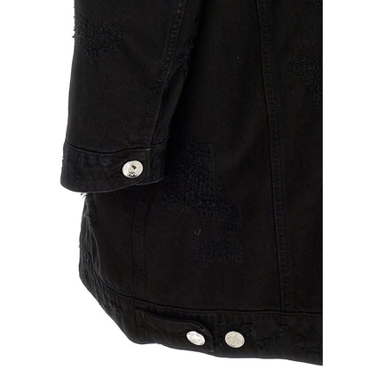 Dolce & Gabbana Black Cotton Denim Jacket