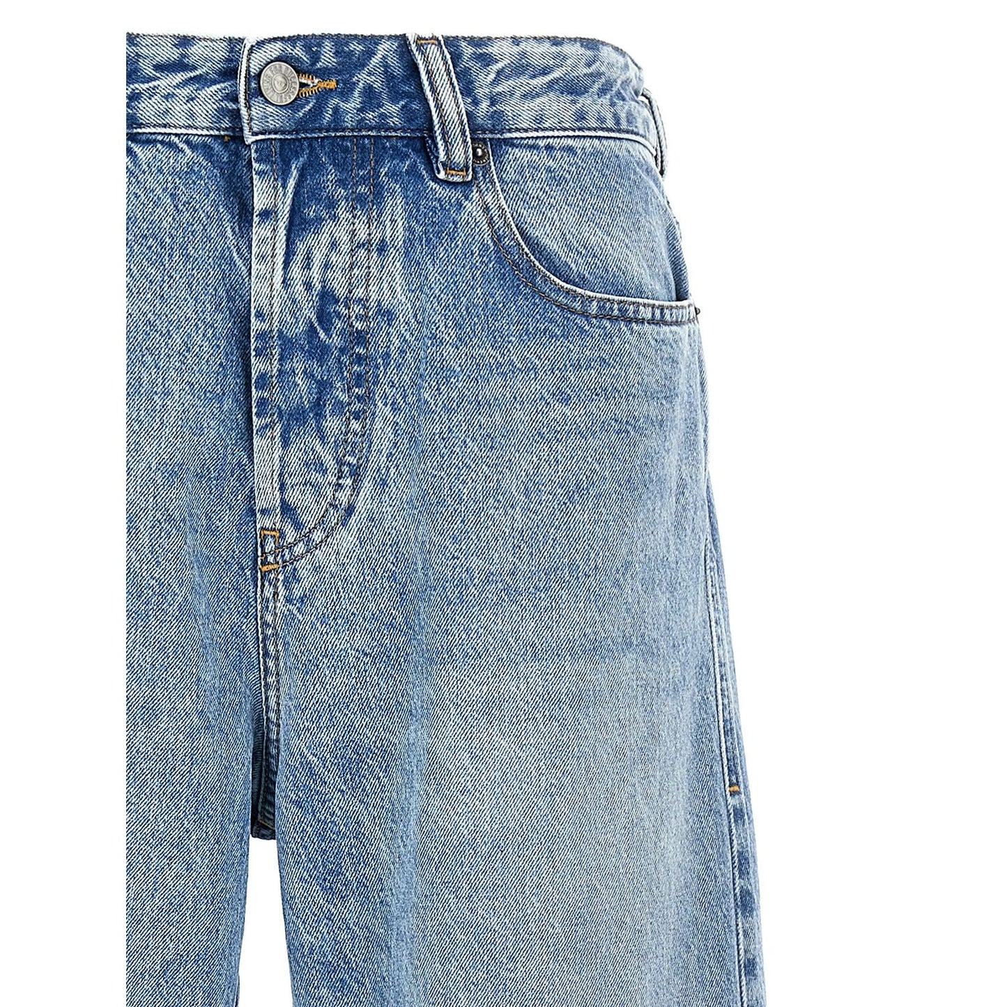 Diesel Blue Cotton Jeans Denim