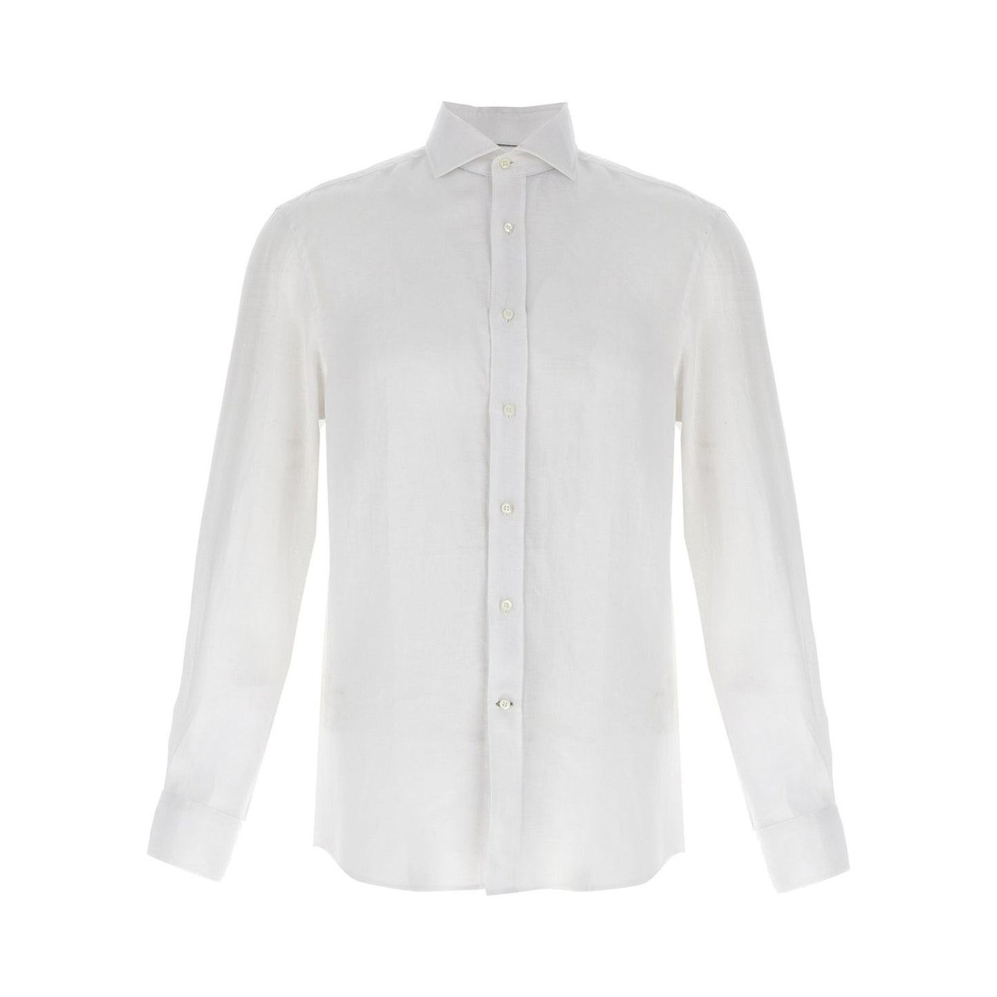 Brunello Cucinelli White Linen Blouse