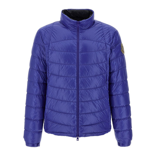 Moncler Blue Polyamide Full-Length Jacket