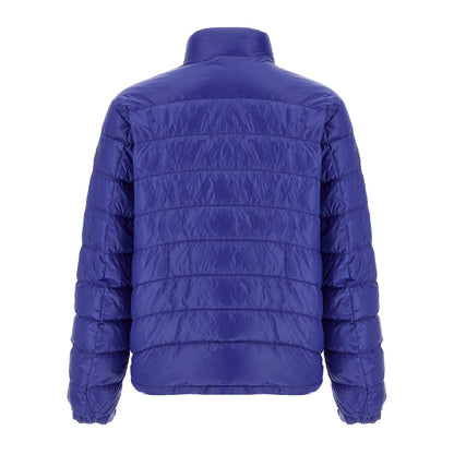 Moncler Blue Polyamide Full-Length Jacket