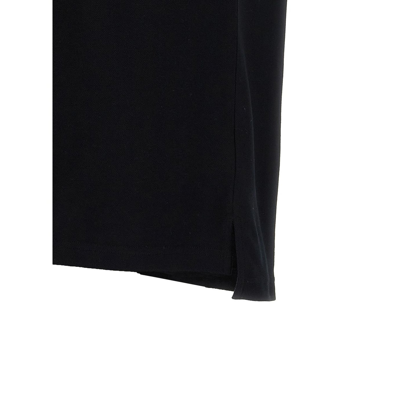 Moschino Black Cotton Polo Shirt