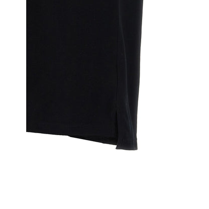 Moschino Black Cotton Polo Shirt