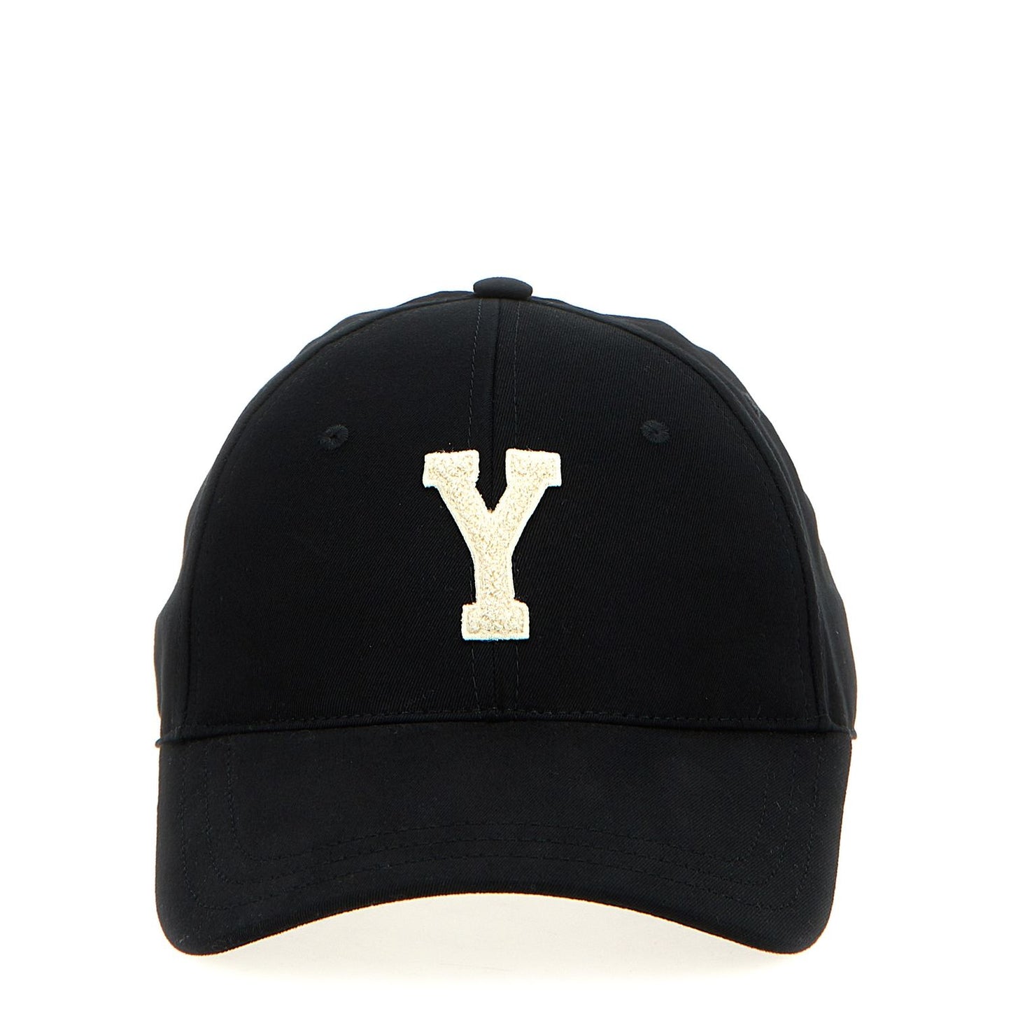 Saint Laurent Black Cotton Cap (Baseball Hat)