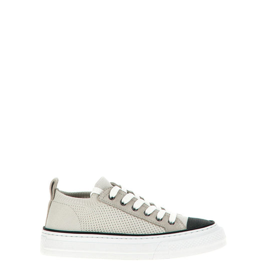Brunello Cucinelli Multicolor Cotton Low Top Sneakers