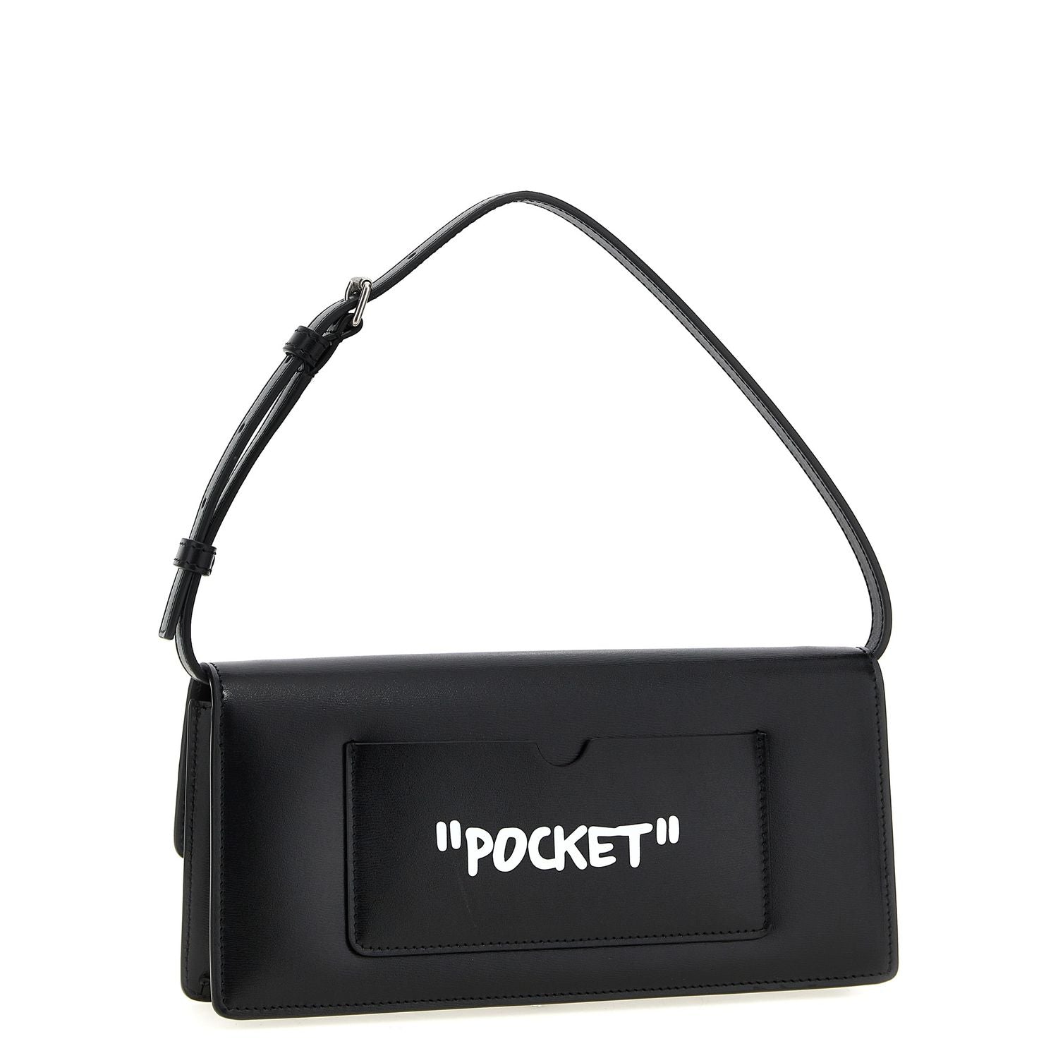 Off-White Bicolor Calfskin Shoulder Bag