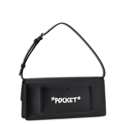 Off-White Bicolor Calfskin Shoulder Bag