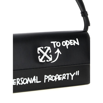 Off-White Bicolor Calfskin Shoulder Bag