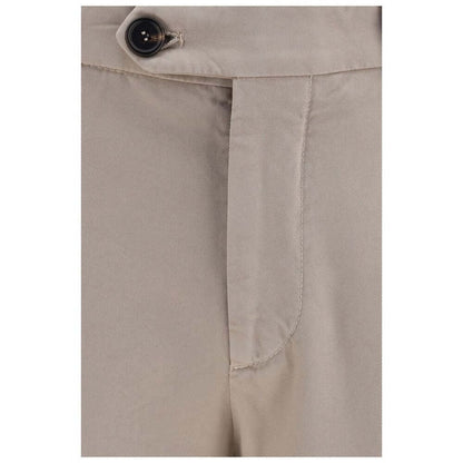 Brunello Cucinelli Beige Cotton Casual Pants