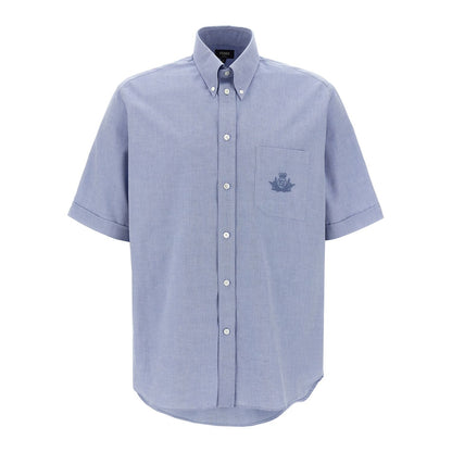 Fendi Blue Cotton Blouse