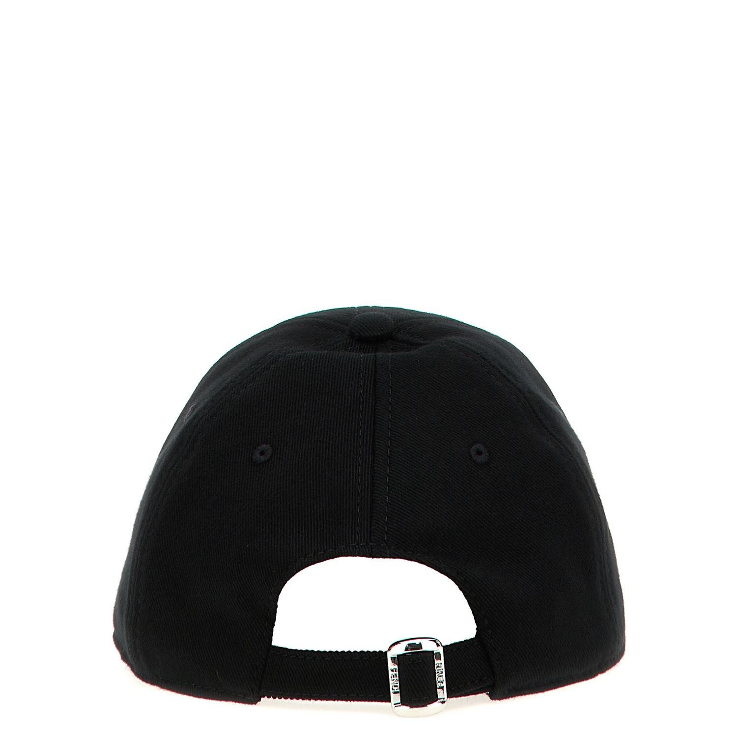 Fendi Black Cotton Cap (Baseball Hat)
