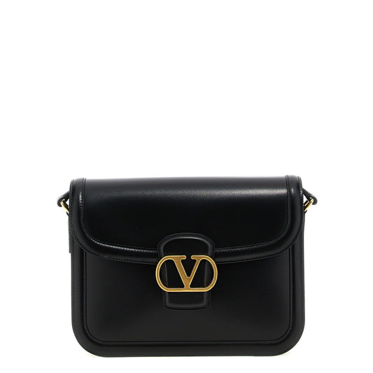 Valentino Garavani Black Calfskin Shoulder Bag
