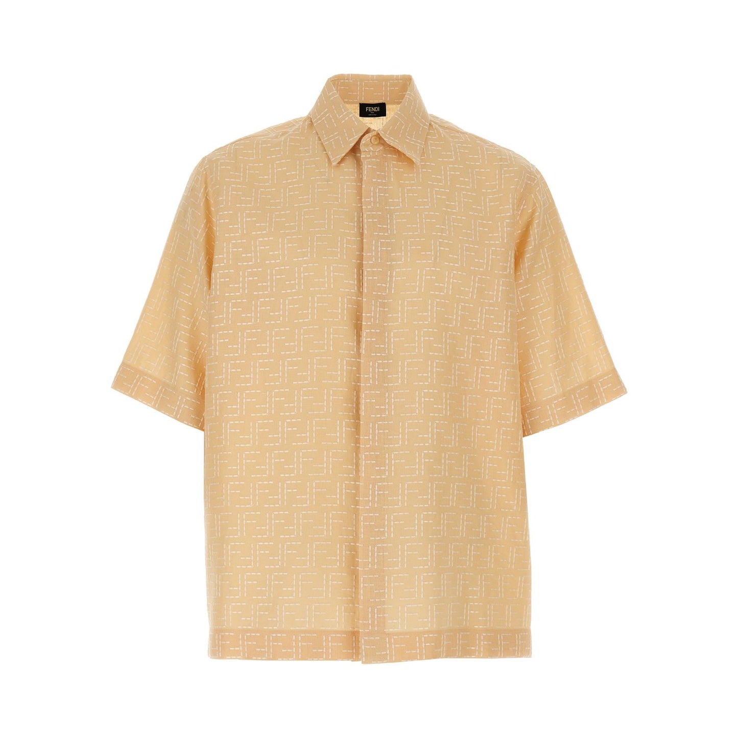 Fendi Beige Linen Blouse