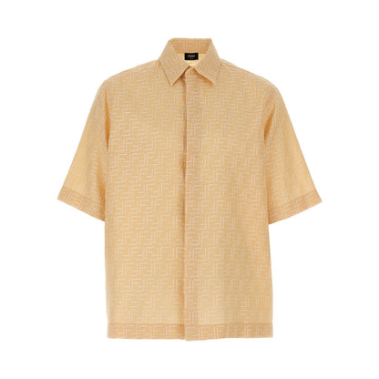 Fendi Beige Linen Blouse