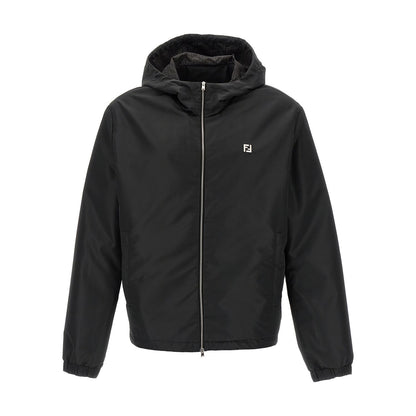 Fendi Black Polyester Shell Jacket