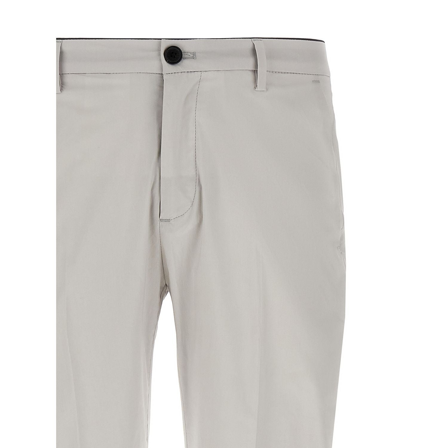 Department 5 Gray Cotton Cropped Pants