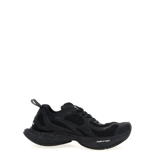Balenciaga Black Polyester Athletic Sneakers