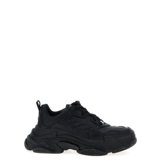 Balenciaga Black Polyethylene Athletic Sneakers
