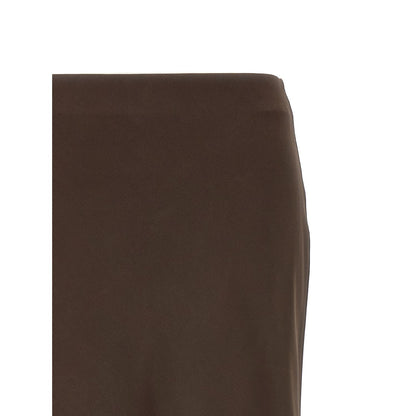 Brunello Cucinelli Brown Acetate Mini Skirt