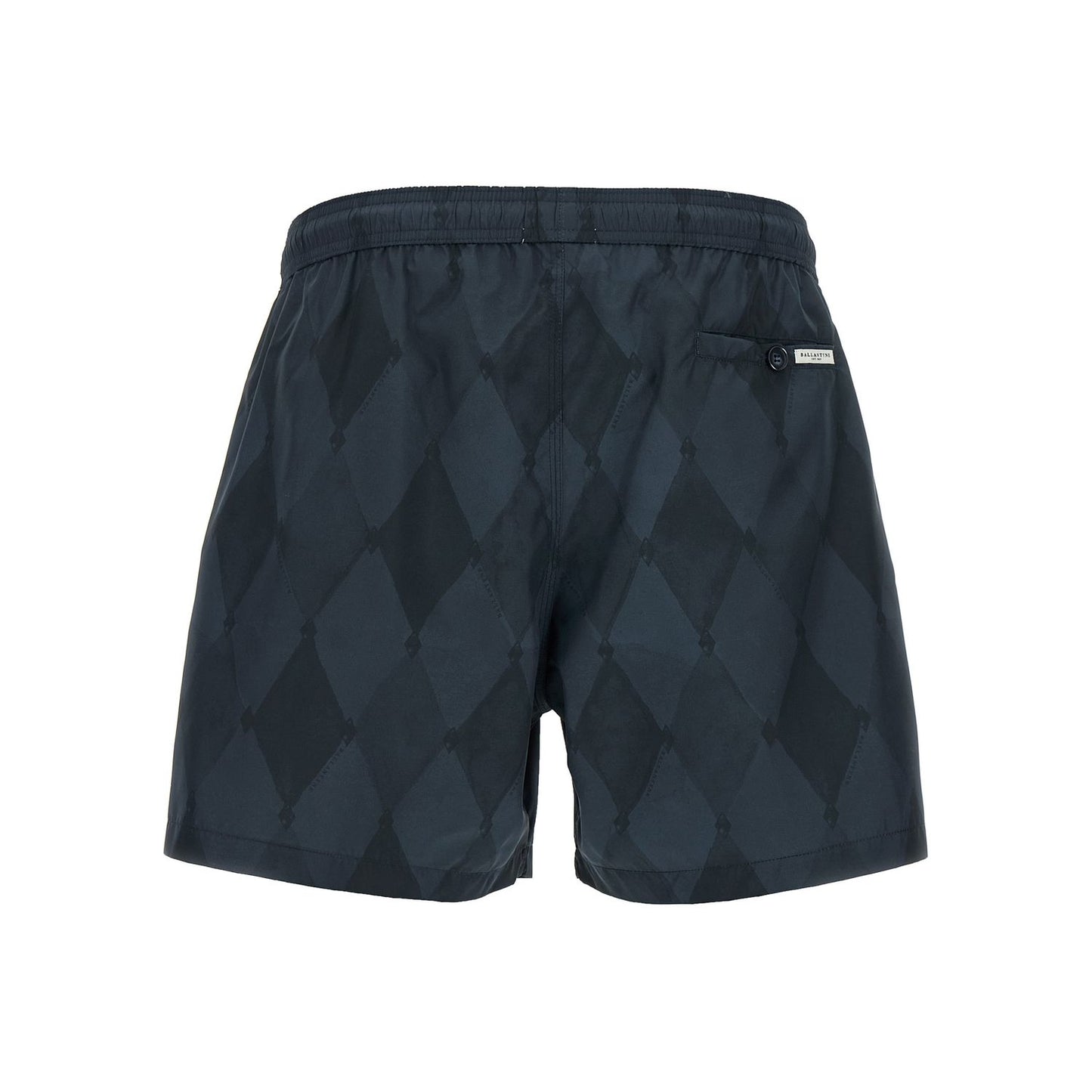 Ballantyne Blue Polyester Swim Shorts