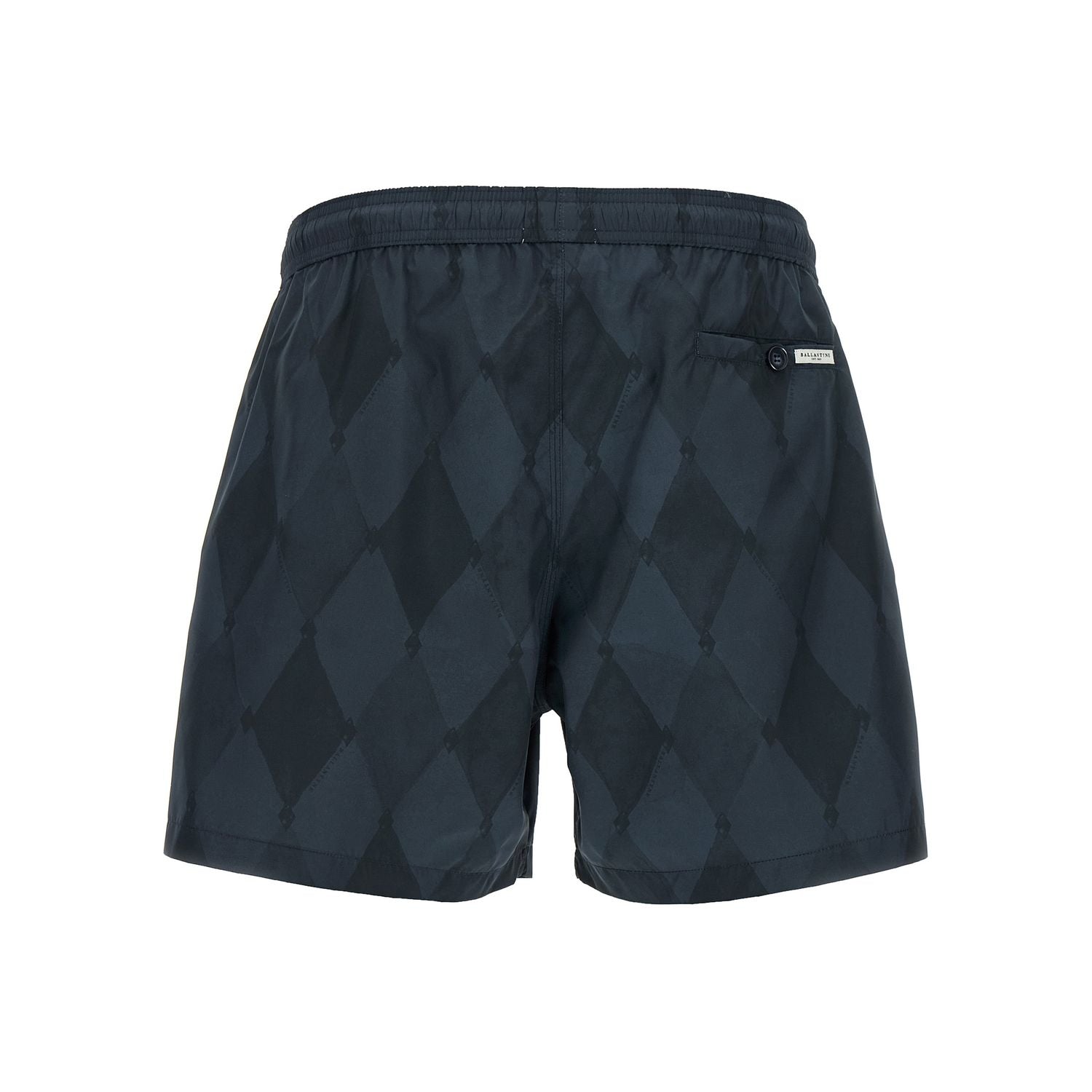 Ballantyne Blue Polyester Swim Shorts