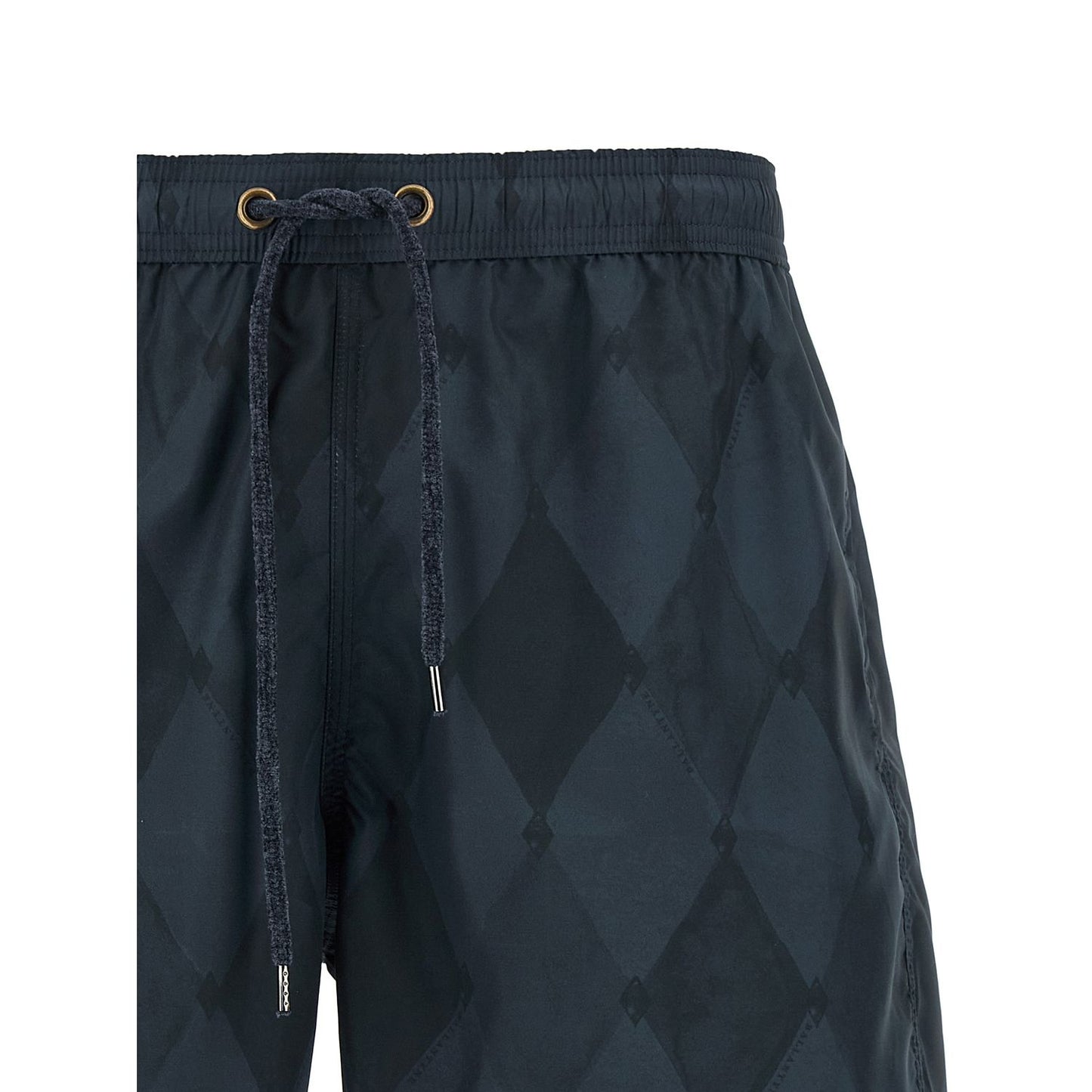 Ballantyne Blue Polyester Swim Shorts