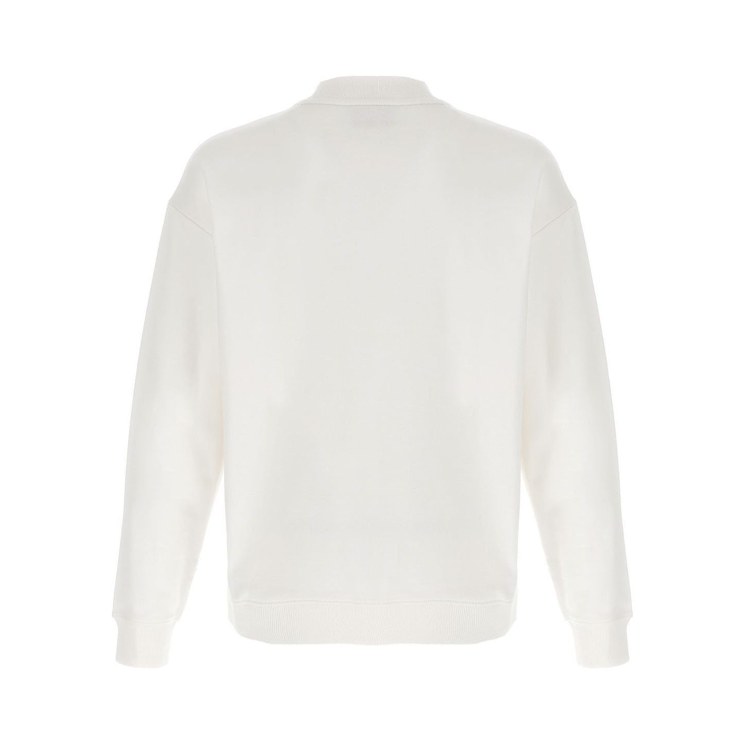Hugo Boss White Cotton Sweatshirt