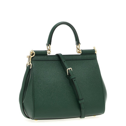 Dolce & Gabbana Bicolor Calfskin Handbag