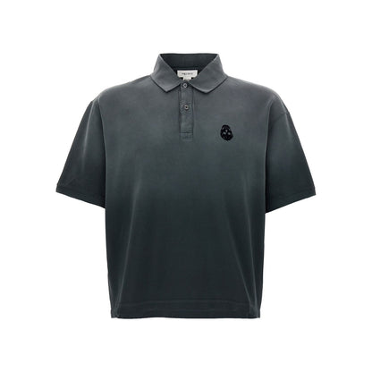 Alexander McQueen Gray Cotton Polo Shirt
