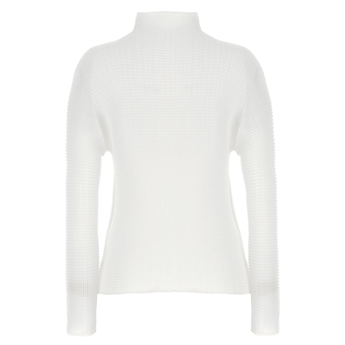 Issey Miyake White Polyester Blouse