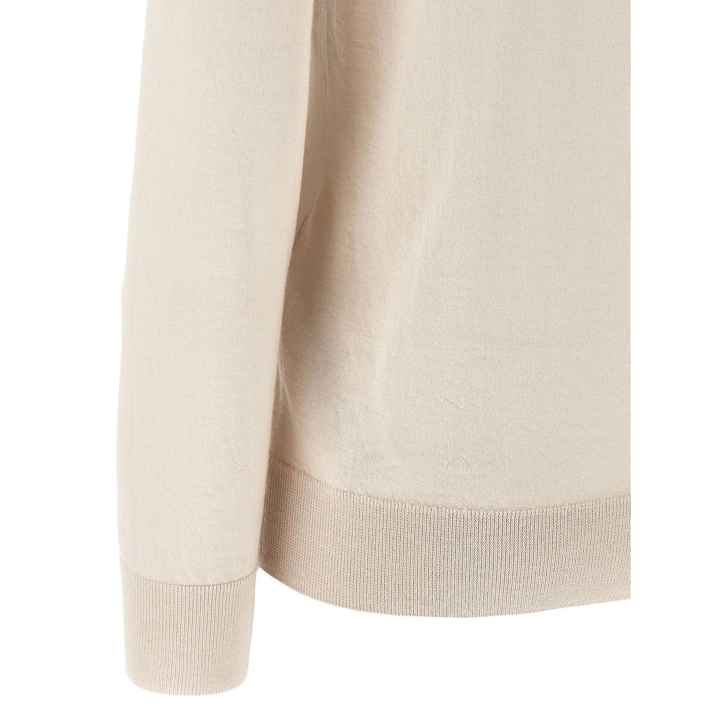 Brioni Beige Cashmere Polo Shirt