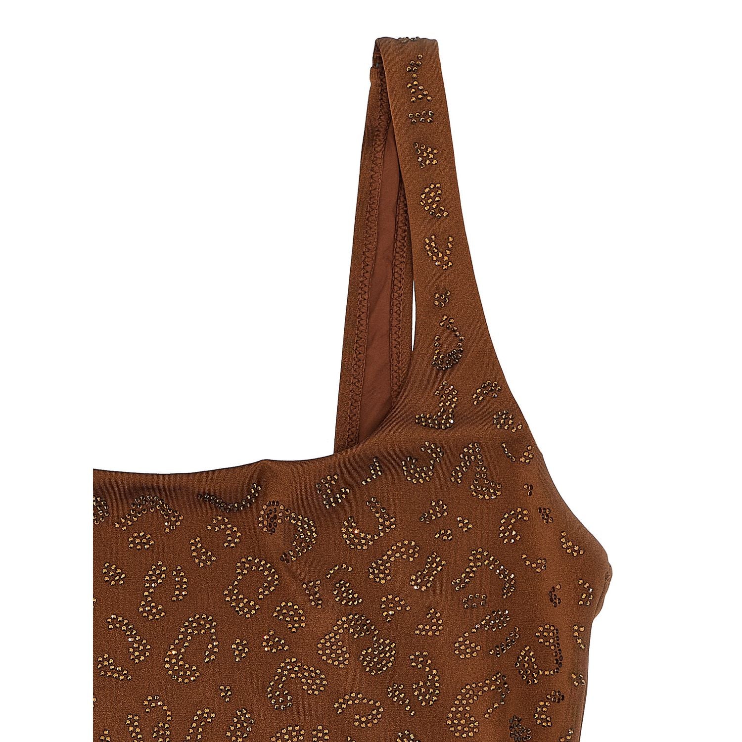 MC2 Saint Barth Brown Polyester One-Piece Swimsuit