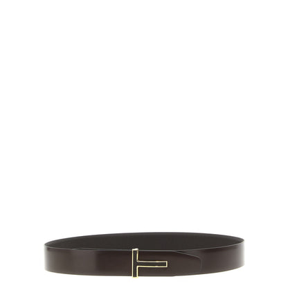 Tom Ford Brown Calfskin Belt