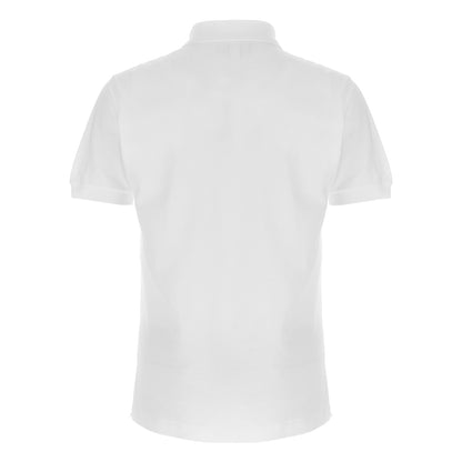 Lacoste White Cotton Polo Shirt