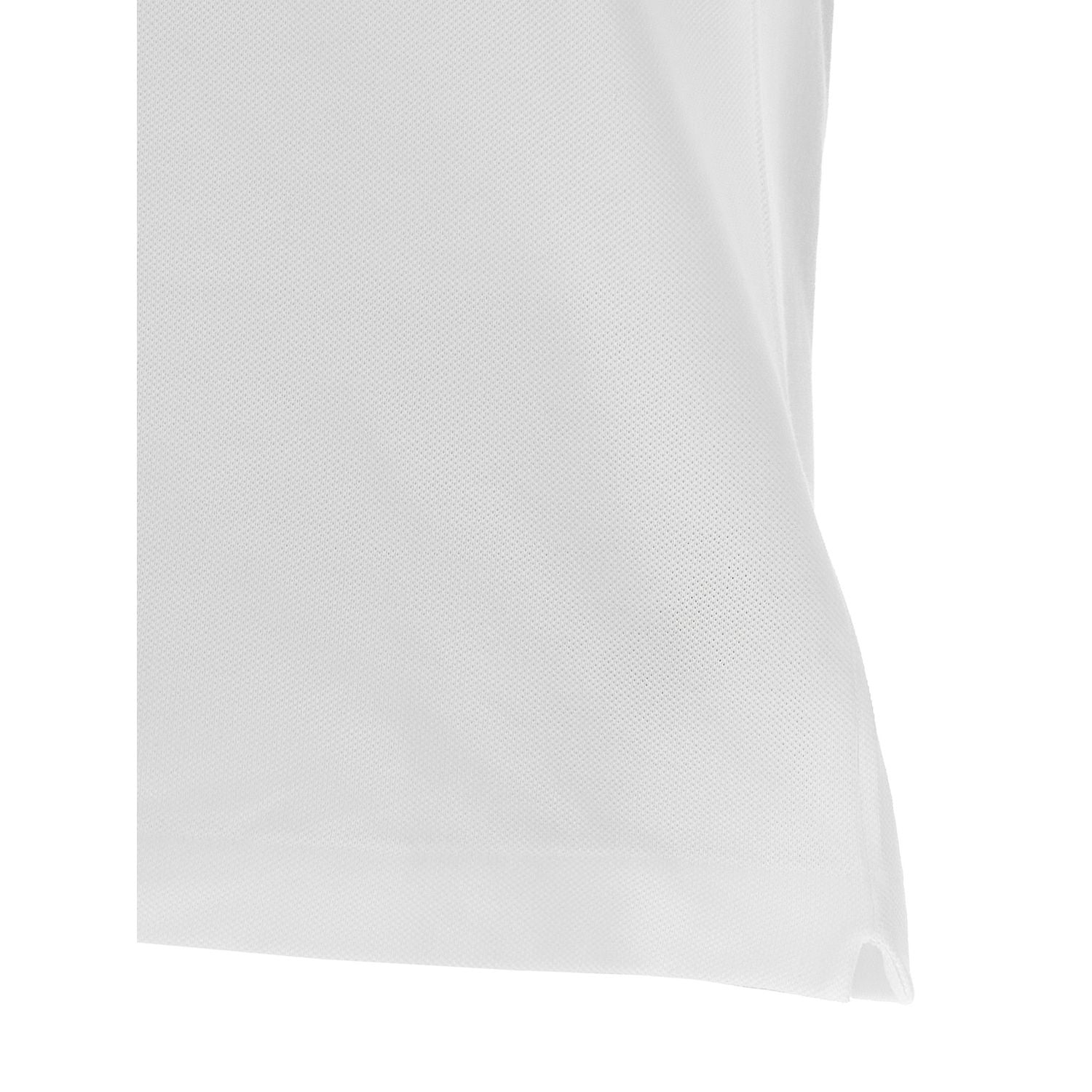 Lacoste White Cotton Polo Shirt