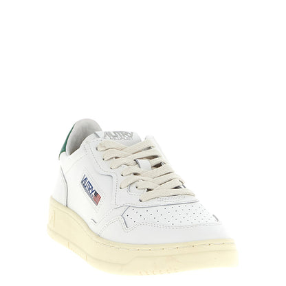 Autry Bicolor Goatskin Low Top Sneakers