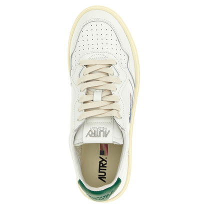 Autry Bicolor Goatskin Low Top Sneakers