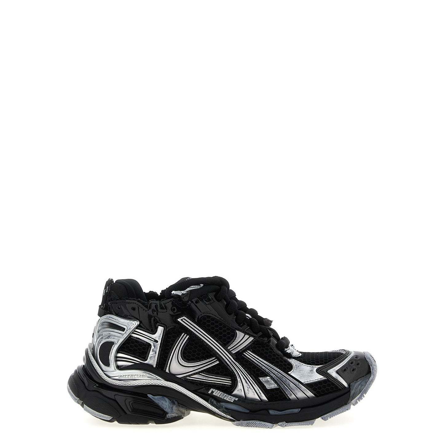 Balenciaga Black Polyethylene Athletic Sneakers