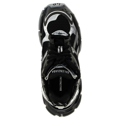 Balenciaga Black Polyethylene Athletic Sneakers