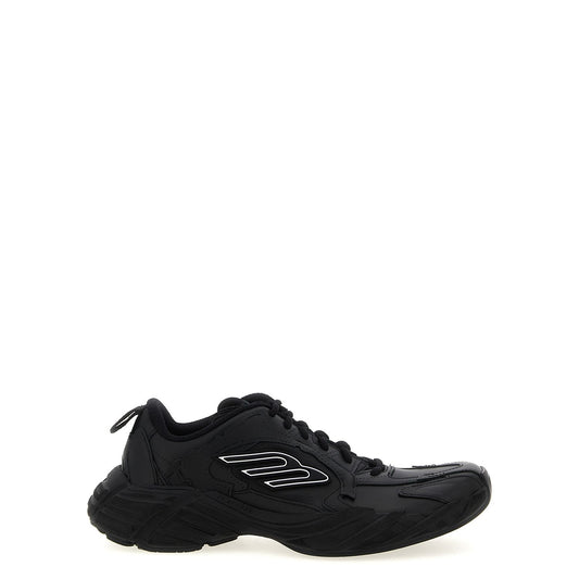 Balenciaga Black Calfskin Athletic Sneakers