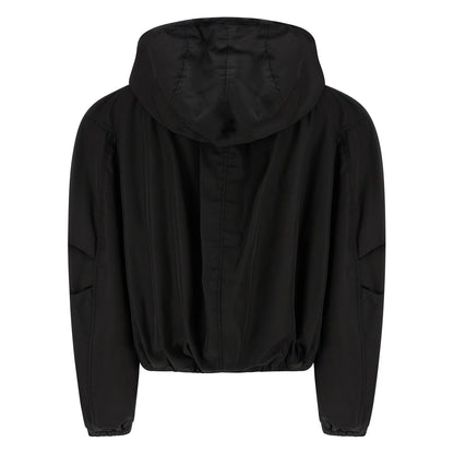 The Attico Black Polyamide Bomber