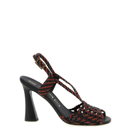 Etro Brown Polyethylene Stiletto Heel Sandals