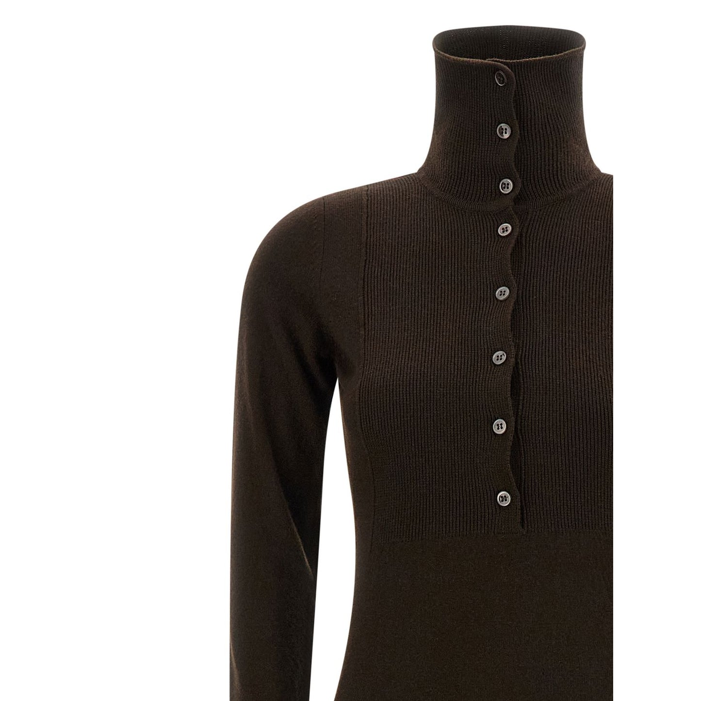 Tom Ford Brown Cashmere Long Dress