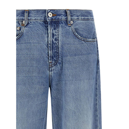 Jacquemus Blue Cotton Straight-Leg Jeans