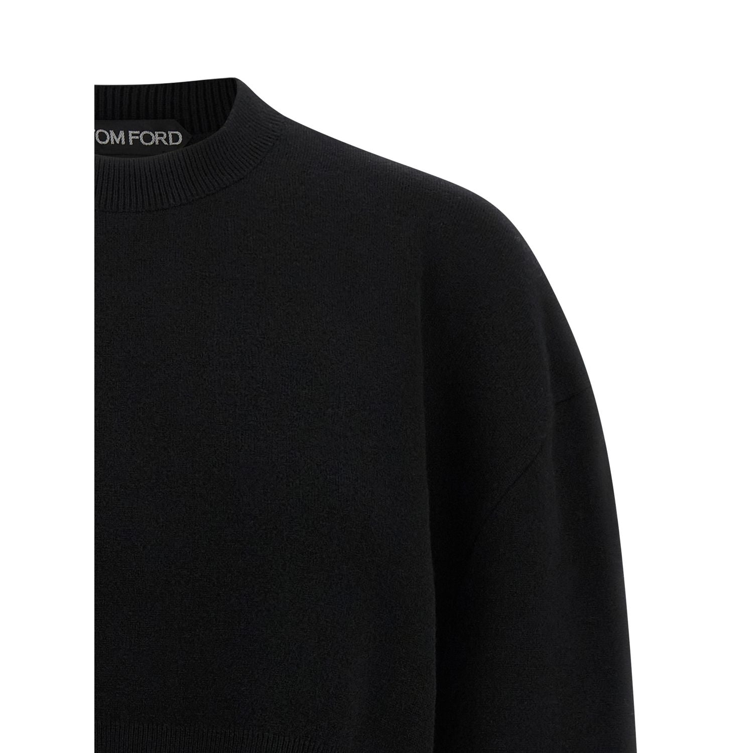 Tom Ford Black Virgin Wool Cardigan